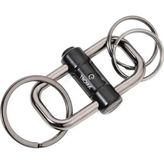 Troika 2-Way Key Anahtarlık, Siyah