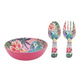 Tropea Melamin 3'lü Salata Servis Seti 30cm