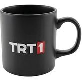 TRT1 Logolu Siyah Kupa