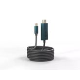 Truebo LongHDC Siyah USB-C to HDMI Dönüştürücü
