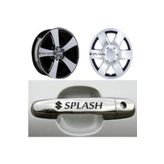 TSC Z1239 Suzuki Splash Kapı Kolu Jant 8'li Araba Sticker