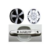 TSC Z1240 Suzuki Maruti Kapı Kolu Jant 8'li Araba Sticker