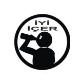 TSC Z1895 İyi İçer Komik Araba Sticker