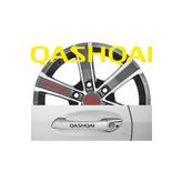 TSC Z458 Qashqai Kapı Kolu 8'li Araba Sticker