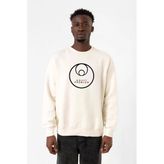 Tshirthane 3 Body Problem Logo Ekru Erkek 2İp Sweatshirt