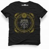 Tshirthane Aslan Burcu Leo Siyah Erkek Tshirt