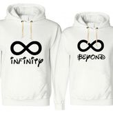 Tshirthane Infinity Beyond 2'li Sevgili Sweatshirt