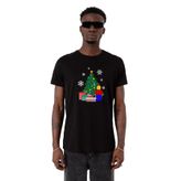 Tshirthane Lego Man Christmas Siyah Erkek Tshirt