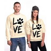 Tshirthane Love Pati 2'li Sevgili Sweatshirt