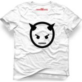 Tshirthane Lucifer Devil Beyaz Erkek T-Shirt - M
