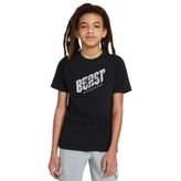 Tshirthane Mr Beast Make The World Siyah Çocuk Tshirt