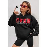 Tshirthane Over Thinking Baskılı Unisex Sweatshirt