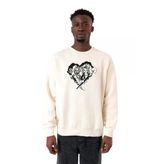 Tshirthane P19559S2570 Ekru Erkek Sweatshirt
