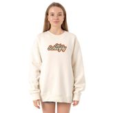 Tshirthane P19610S2842 Ekru Kadın Sweatshirt