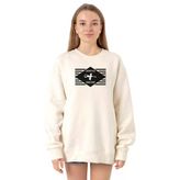 Tshirthane P20656S2523 Ekru Kadın Sweatshirt