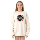 Tshirthane P20853S6692 Ekru Kadın Sweatshirt