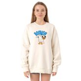 Tshirthane P20974S989 Ekru Kadın Sweatshirt