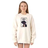 Tshirthane P22740S9941 Ekru Kadın Sweatshirt