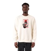 Tshirthane P23144S8659 Ekru Erkek Sweatshirt