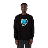 Tshirthane P24057S7106 Siyah Erkek Sweatshirt