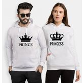 Tshirthane Prince Princess 2'li Sevgili Sweatshirt