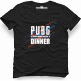 Tshirthane Pubg Dinner Siyah Erkek T-Shirt - L