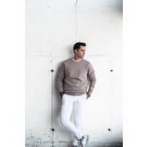 Tshirthane Slimfit Sıfır Yaka Basic 3 İplik Erkek Sweatshirt