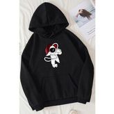 Tshirthane Unisex Astronot Baskılı Sweatshirt