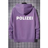 Tshirthane Unisex Polizei Sırt Baskılı Sweatshirt