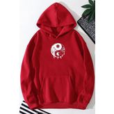 Tshirthane Unisex Ying-yang Baskılı Sweatshirt