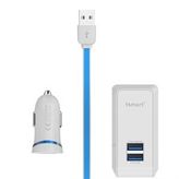 Tsmart Apple Lisans Şarj Kablolu 3 in1 Şarj Seti