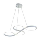 TT Aydınlatma TT025-BY Yılan Modeli Mat Beyaz Led Avize