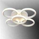 TT Aydınlatma TT304-4+1-BY Yuvarlak Tt Aydınlatma Mat Beyaz 5 Li LED Avize - Beyaz Işık