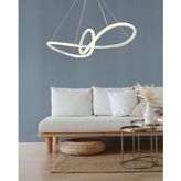 TT002-BY TT Aydınlatma Papyon Modeli Mat Beyaz Led Avize