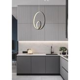 TT004-SY TT Aydınlatma Göz Modeli Mat Siyah Led Avize