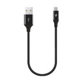 Ttec 2DK25S Siyah 30 cm Alumi Cable Micro USB Şarj ve Data Kablosu
