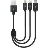 Ttec 2DK28S Siyah Alumi Cable Mini 30 cm Şarj ve Data Kablosu