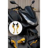 ttr motors Honda Pcx Deluxe Spor Manet Gold Renk ABS (2025-2026) (SERTLİK AYARLI MANET)
