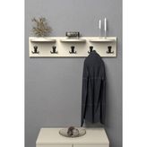 Ttt Üst Raflı Duvar Askılığı Bej 80 cm
