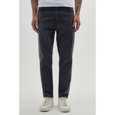 Tudors Erkek Jean Pantolon Regular Fit Bol Kesim Denim Yıkamalı Efektli Esnek Gri Jean