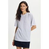 Tudors Kadın Slim Fit Dar Kesim%100 Pamuk Kısa Kollu Bisiklet Yaka Tişört