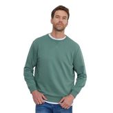 TUDORS Sweatshirt Relax Fit Rahat Kesim Bisiklet Yaka Açık Yeşil, XS, SW230001-01, Açık Yeşil, erkek