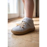 Tuğba Ortopedi 607 Çocuk Barefoot Deri Bot - Krem