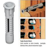 TUĞLA BOŞLUK DUBELİ 8 MM 500 ADET