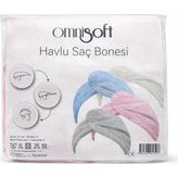 Tülayca Banyo Havlu Saç Bonesi - Beyaz