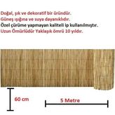 tunalar 60cmx5metre Bambu Kamış Hasır