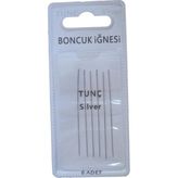 Tunç Boncuk Iğnesi 6 Adet / 1 Paket