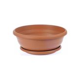 Tunç Botanik Bonsai Saksısı 5 Adet (Tabaklı 2.1 Lt)