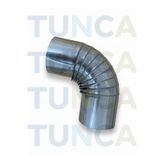 Tunca Pelet ve kamp soba dirsek çap 10 cm