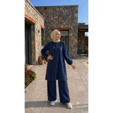 Tunik Pantolon Takım - Lacivert - 38